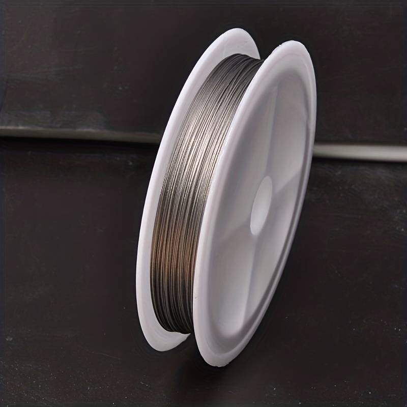 1roll/packs Strong Line Stainless Steel Wire Resistant Tiger Tail Beading  Wire For Beading Jewelry Making 0.3/0.35/0.38/0.45/0.5mm